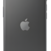 iPhone 16e negro visto por detrás